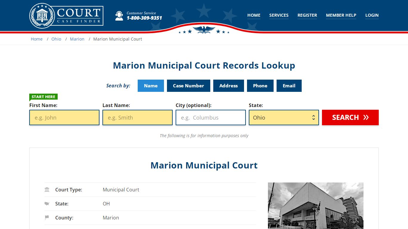 Marion Municipal Court Records | Marion, Marion County, OH Court Case ...